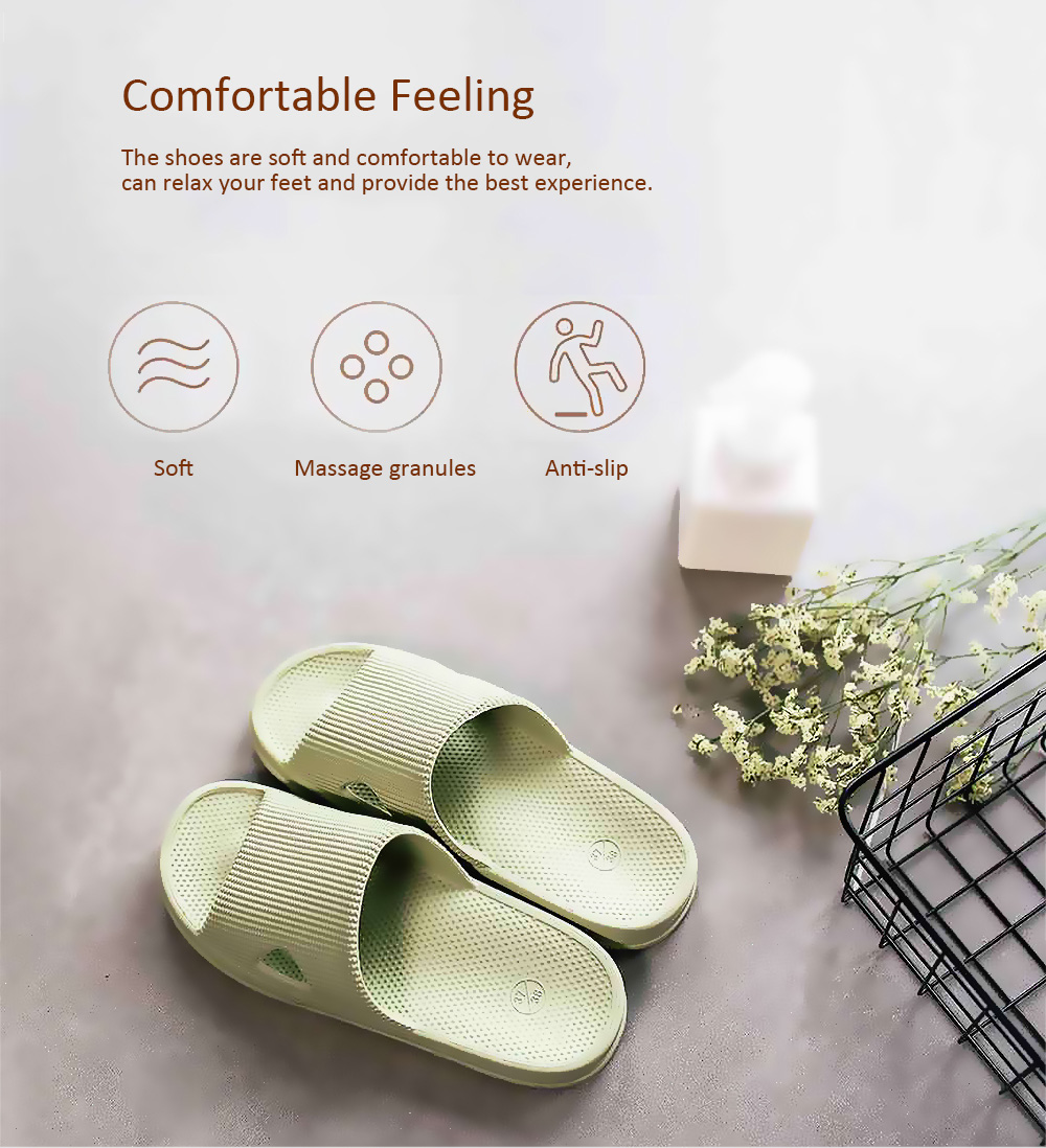 One Cloud Soft Anti-slip Antibacterial Massage Slippers for Bathroom Home