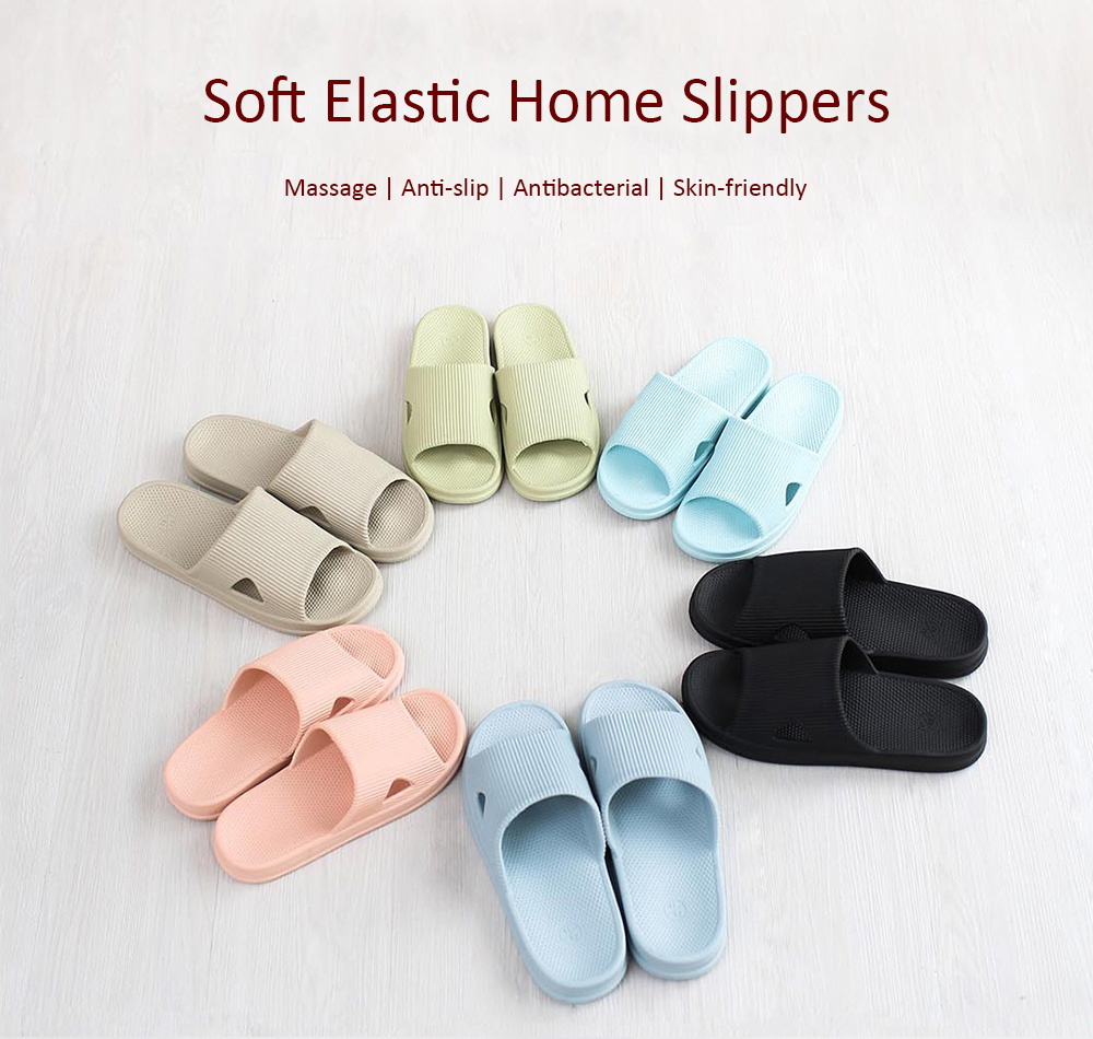 One Cloud Soft Anti-slip Antibacterial Massage Slippers for Bathroom Home